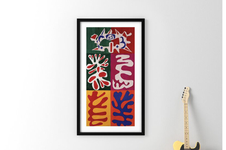 Henri Matisse's Panel With a Mask painting.