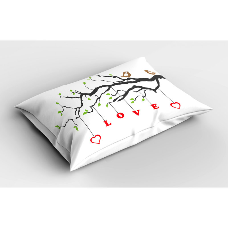 Love Polyester Sham Set, Twin