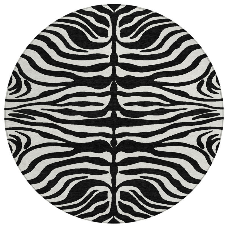 Tapis d'intérieur rond 8 po