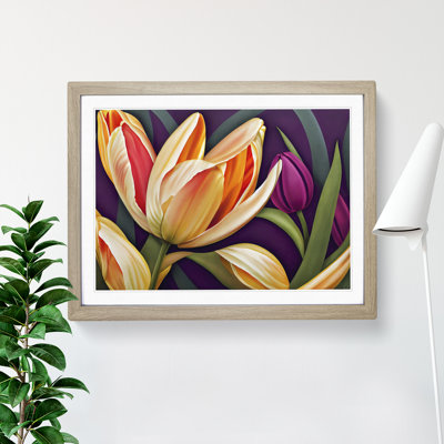 Masterful Tulip Flowers - Framed Print