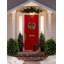 22" Holiday Wreath with Two UV Rated Boxwood Drop-Ins