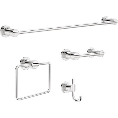 Nicoli 4-Piece Bathroom Hardware Set
