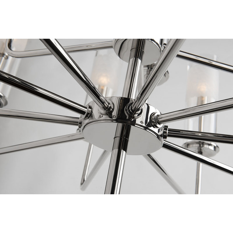 Wentworth 12 - Light Chandelier, Polished Nickel