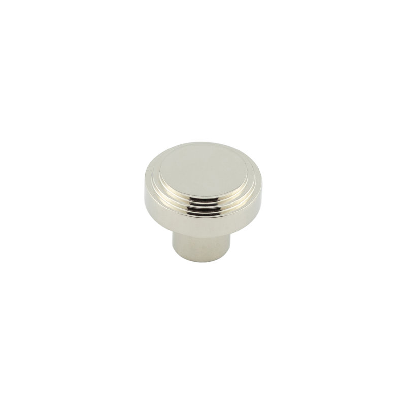 Hoxton 30mm Diameter Round Knob, Polished Nickel