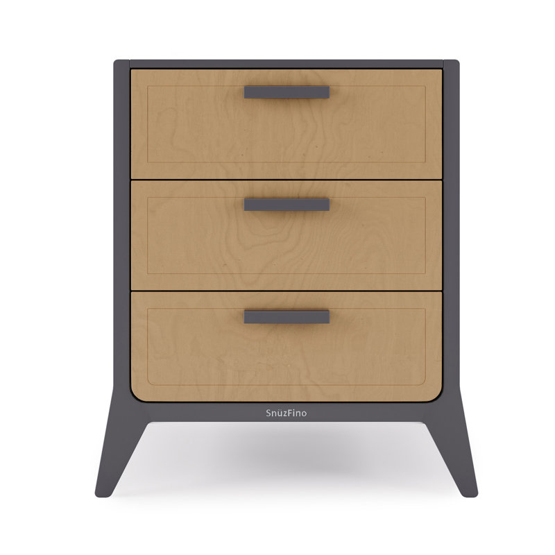 Snuzfino 2 Piece Nursery Furniture Set, Slate/Natural