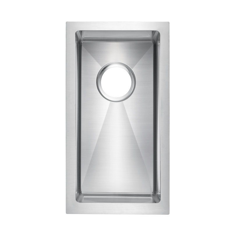 Paule 20'' L Single Bowl Stainless Steel Kitchen Sink