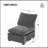30*26" Single Seat Module for Modular Sectional Sofa,Deep Seat,Chenille,2 Colors-1796687774