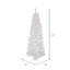 Sparkle White Spruce Pencil Artificial Christmas Tree-1132159360-1119624208