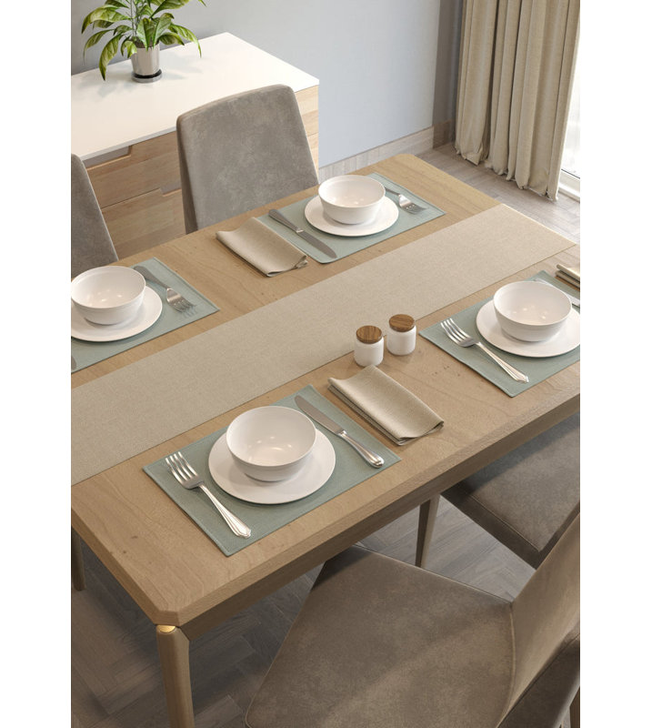 Docia Solid Colour Placemat, Beige Grey