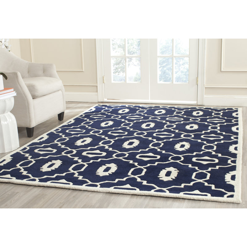 Tapis en laine touffeté à la main Carolene, Rectangle 4 pi x 6 pi