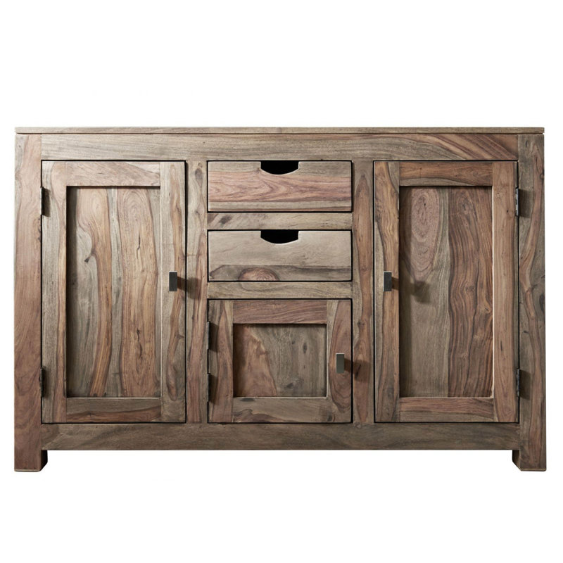 Nature 130cm Solid Wood Sideboard
