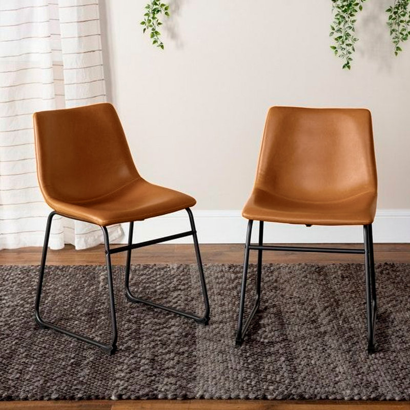 Cilurso Upholstered Side Chair, Tan