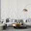 Ewin 9.5m x 53cm 3D Stripe Non Woven Wallpaper Roll-1825678723