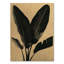 Feuilles de bananier encrées II - Décoration murale en bois à feuillage noir-17886583-17886578