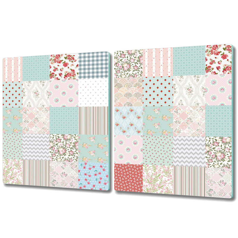Aquavia Tempered Glass Chopping Board, 52cm x 40cm