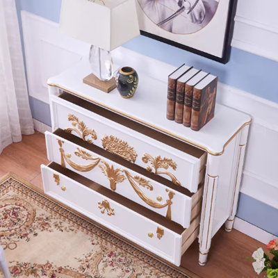 European-style painted entrance cabinet