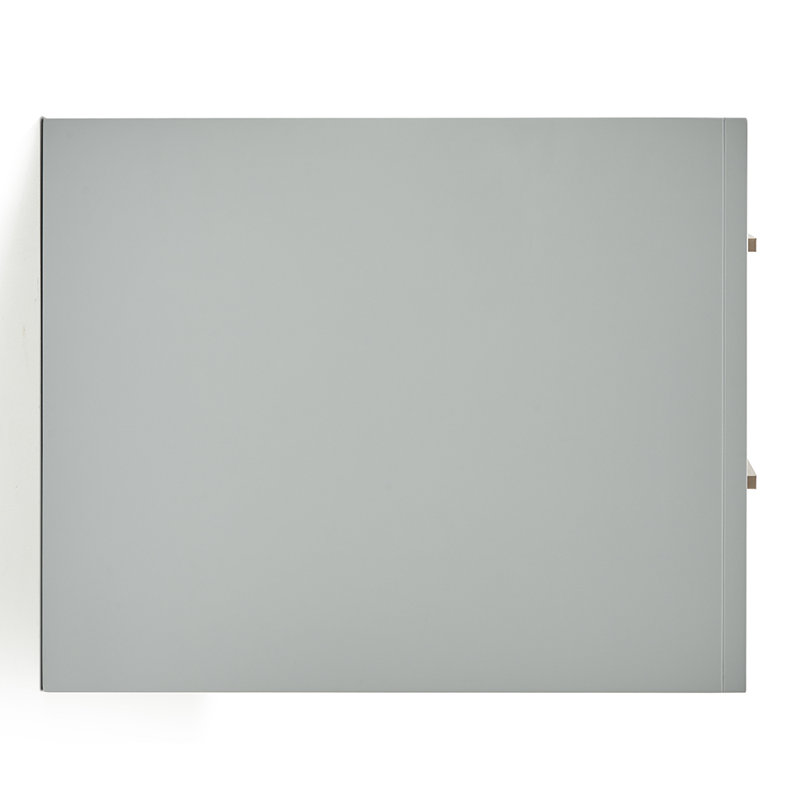 54'' W Wall Mounted Single Bathroom Vanity Base, Gray