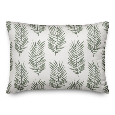 Floral Outdoor Reversible Throw Pillow