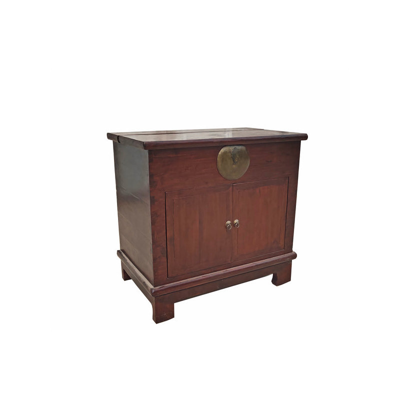 Early Solid Wood Accent Cabinet