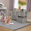 Grey 5 Drawer Storage Chest