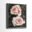 «Peachy Roses I», reproduction encadrée de qualité supérieure - prête à être accrochée - aucun clou requis - aucun clou requis-165326630-165326631