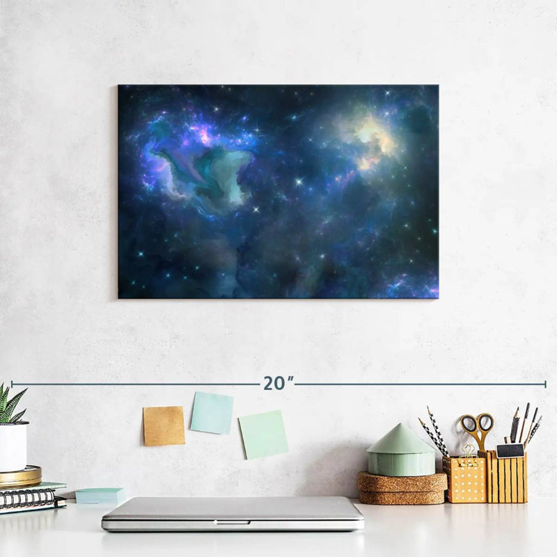 Oberle Space Nebula, 8" H x 12" W