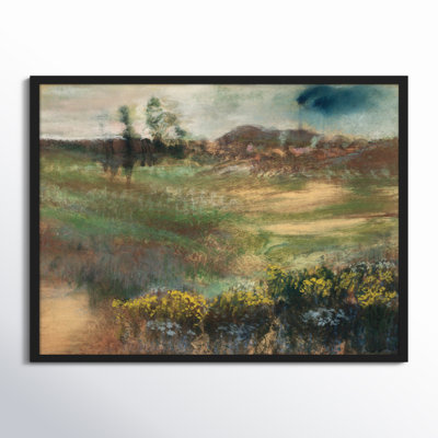 " Edgar Degas's Landscape With Smokestacks 1890 " by The Art Institute Of Chicago