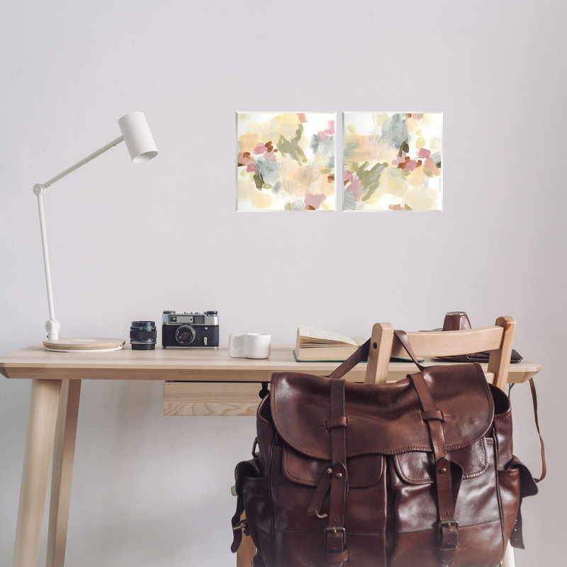  "Restless Abstract Splotches", ensemble de plaques murales par June Erica Vess
