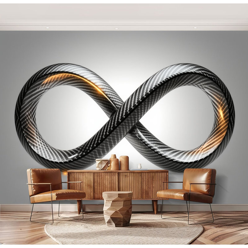 Papier peint adhésif autocollant amovible Infinity, L 96 po x l 69 po