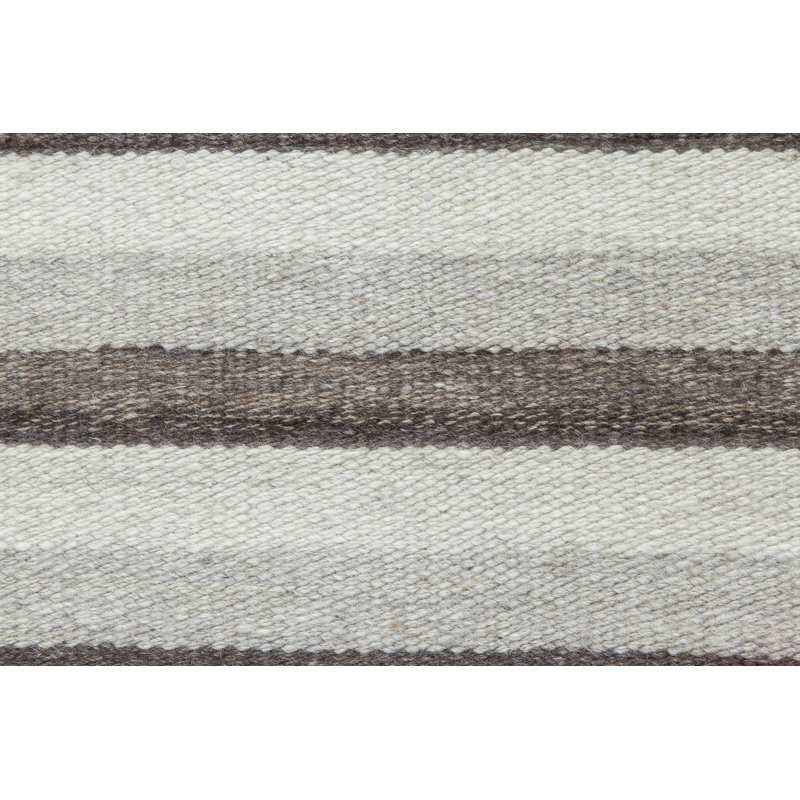 Modern One-of-a-Kind 3'2" X 5'6" New Age Wool Area Rug in Grey