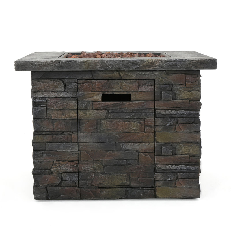 SQUARE MGO FIRE PIT - 40000 BTU.