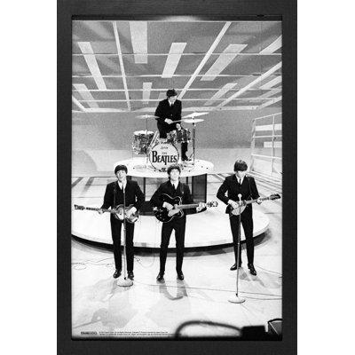 The Beatles - Live (Ed Sullivan), reproduction encadrée de 11 x 17