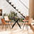 46.5" Wood Round Dining Table-1047603704