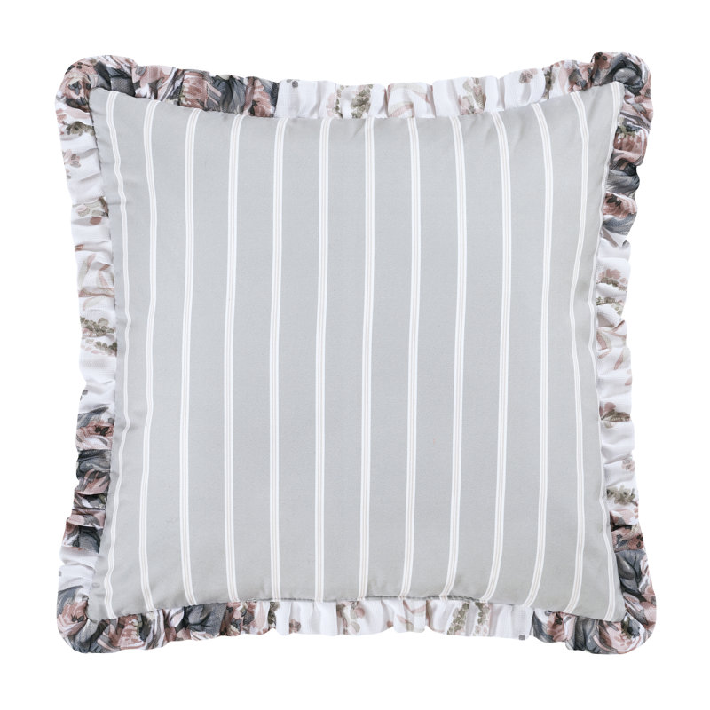 Coussin Estelle, Blanc / Minéral
