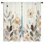Rideaux de fenêtre à motif floral aquarelle douce et naturelle - 2 panneaux_16228