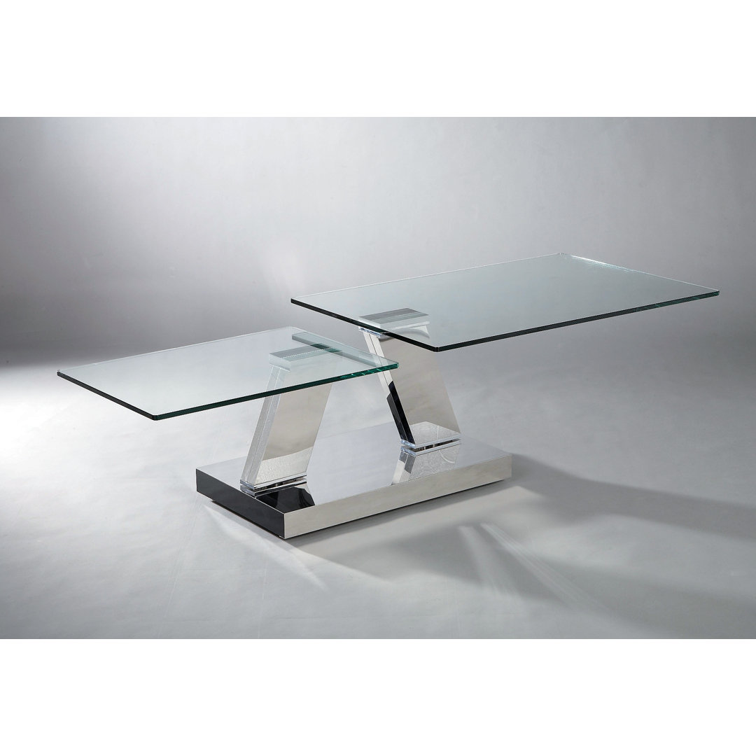 Tauranac Glass Top Single Coffee Table Orren Ellis