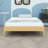 Sleek Simple Style Bed Frame with Engineered Support Slats and Hassle-Free Construction-2093333074