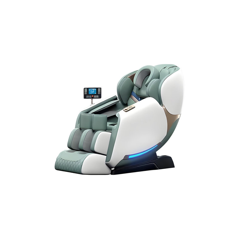 Fauteuil de massage électrique multifonctionnel ergonomique vert