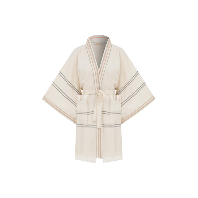 Peshtemal With Kutnu Trim Kimono