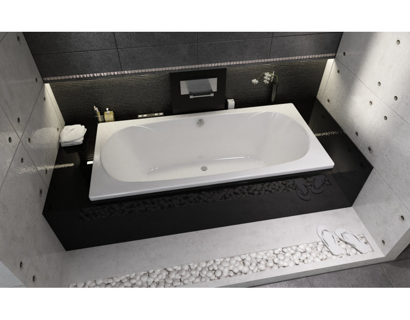 1850mm x 900mm Soaking Acrylic Bathtub