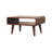 Solid Wood Open Chestnut Media Unit