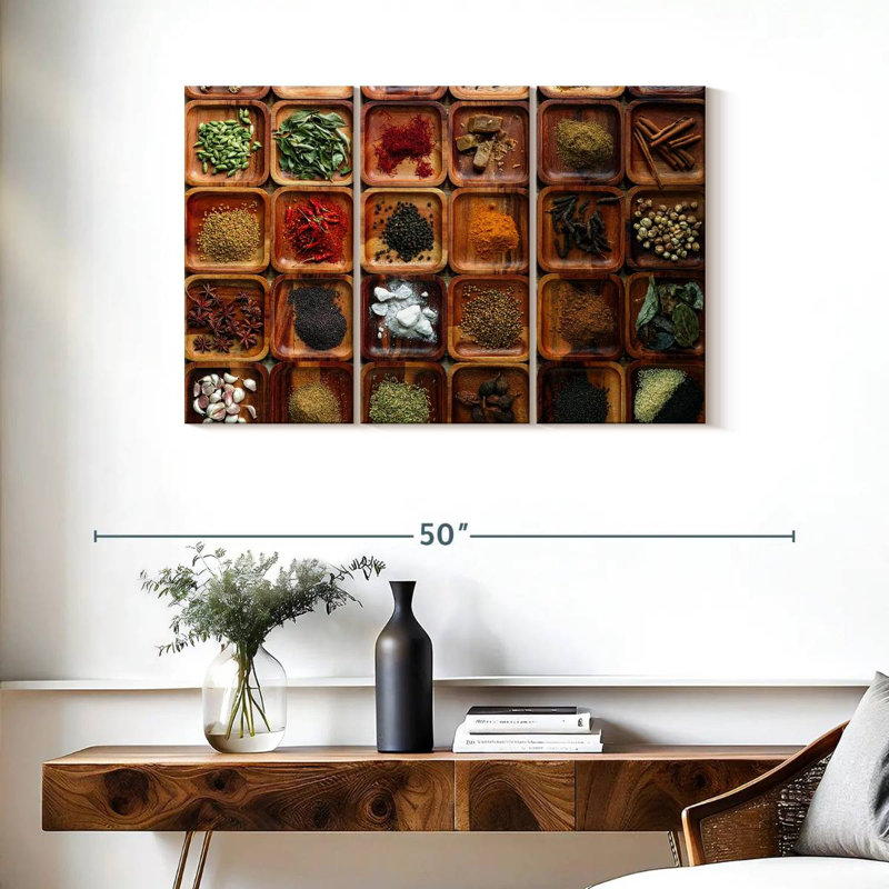 Yarlin Herbs And Spices Selection, 24" H x 38" W