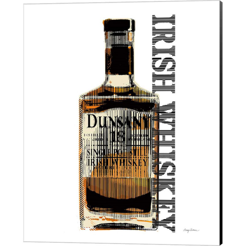 Bourbon, Irish & Canadian Whiskey par Avery Tillmon - ensemble de 3 reproductions sur toiles tendues