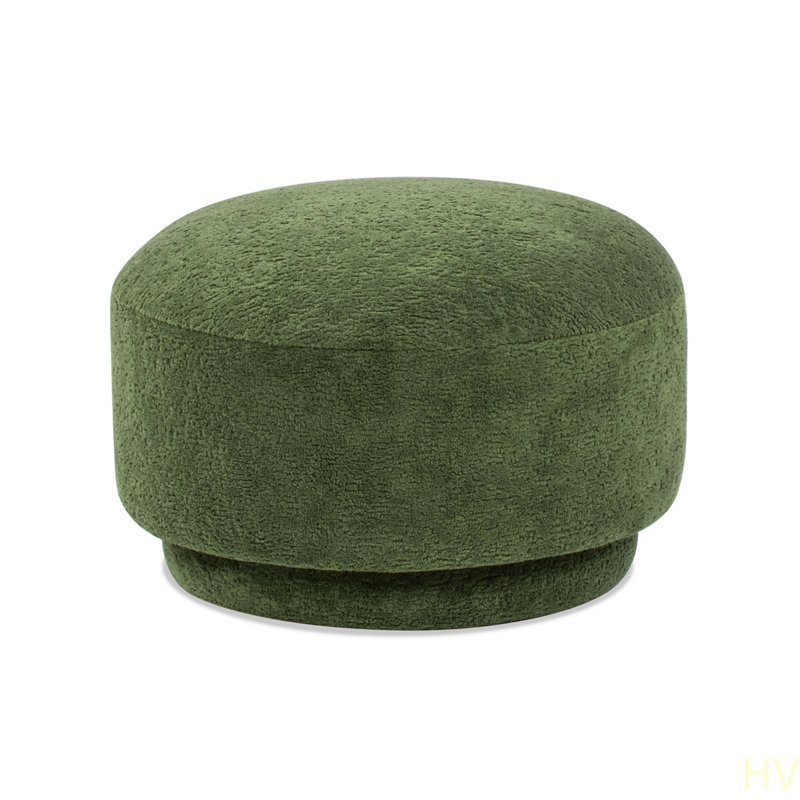 Repose-pieds Fuji 15 po avec repose-pieds mousse, Mélange de polyester vert