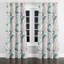 Panneaux de rideaux Boho - Rideau à œillets à motif cachemire botanique orange - 1 panneau-1707562088-1707562094