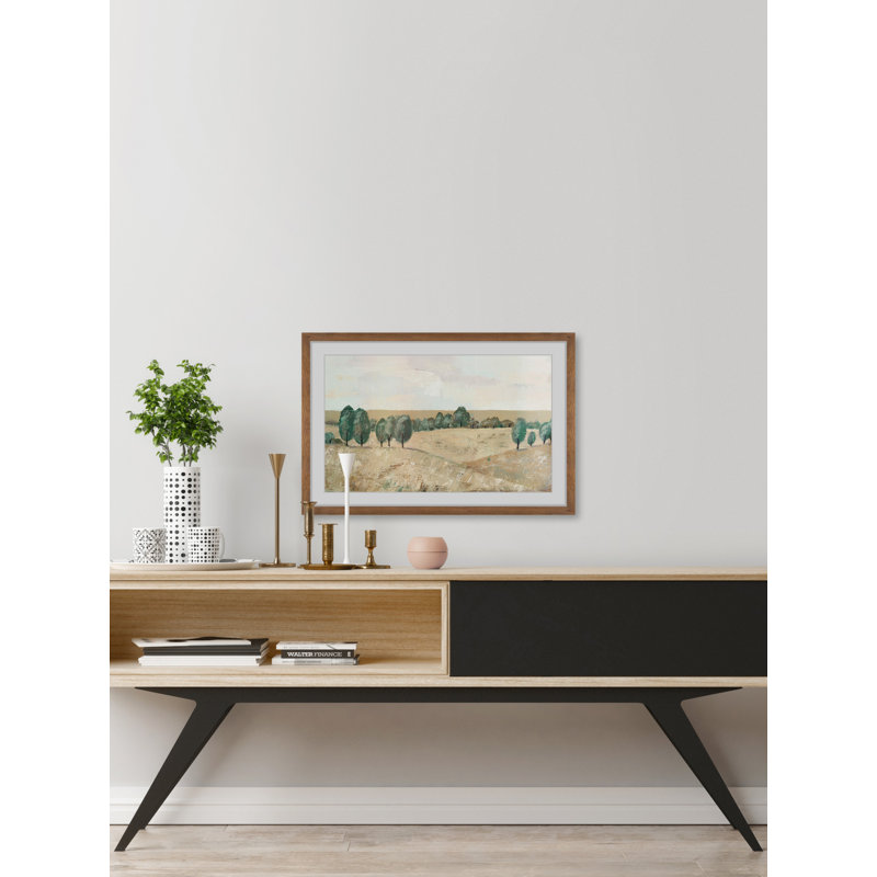 Blooming Fields 1 Piece Single Picture Frame Painting, 20cm H x 30cm W