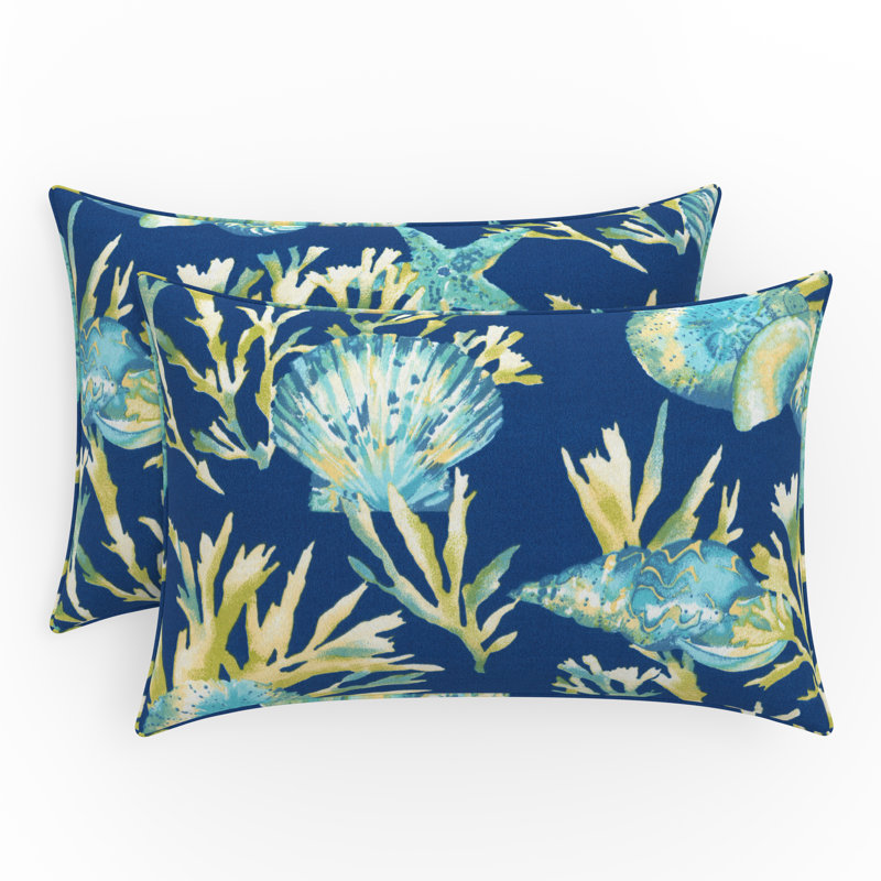 Housse et insert de coussin rectangulaire Daytrip, H 11,5 po x l 18,5 po, Pacific