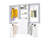 Modular Closets Closet System Walk-In Sets, 2 Double Hanging Unit with 4 Drawer Shelf Tower-1511519684