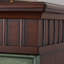Green Solid Wood Shoe Storage Bench