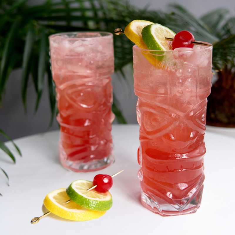 Ensemble de 2 verres à tiki en cristal Viski Pacific